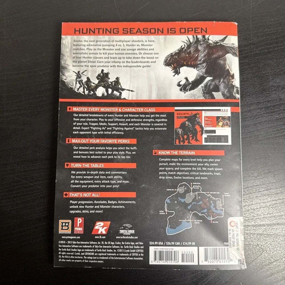 Evolve Official Strategy Guide (Signature Series) by Bradygames Book